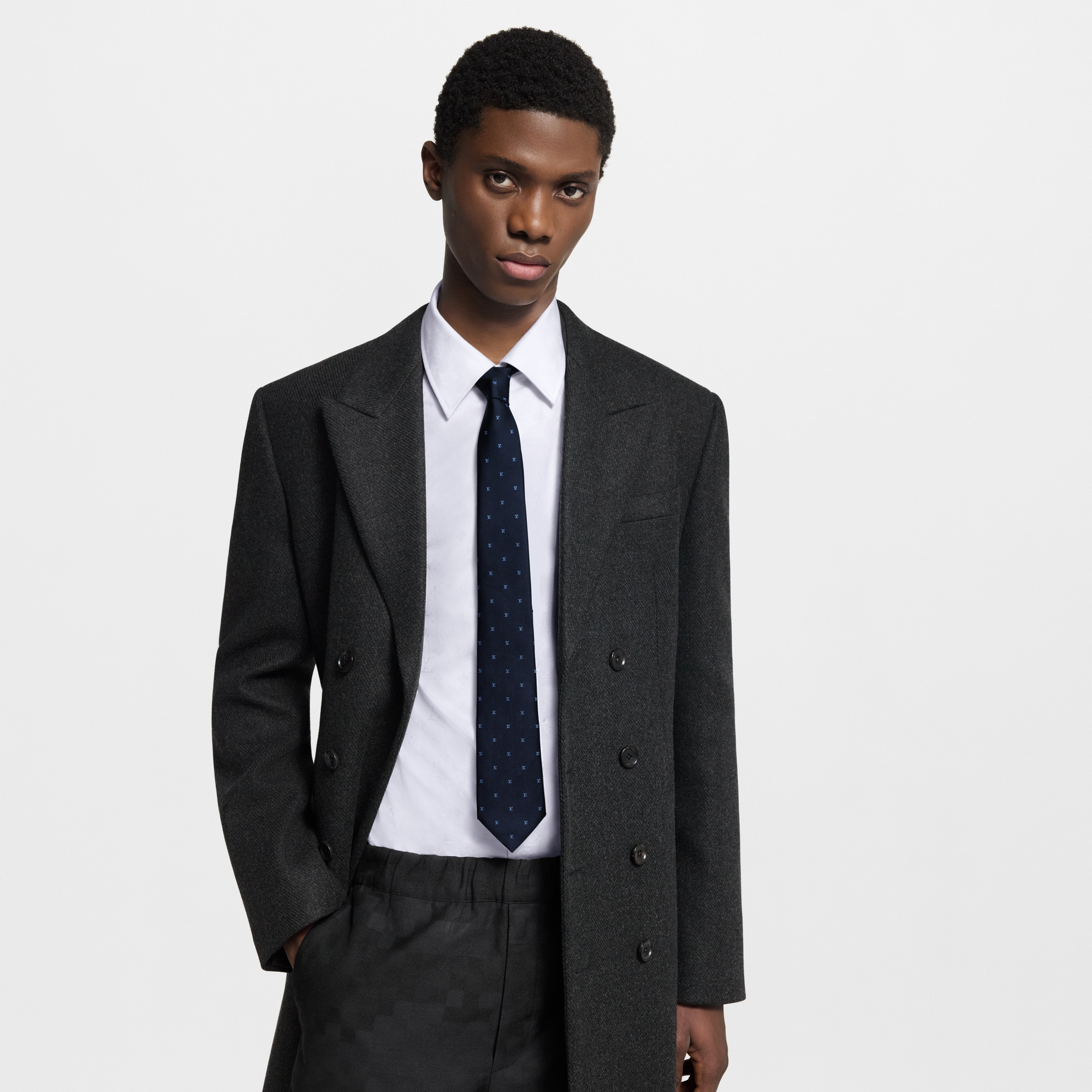 LV Blason Tie S00 - Accessories | LOUIS VUITTON